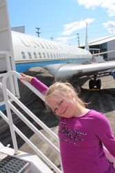 Sarah aside Air Force One