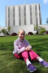 Emma at the Seattle Temple