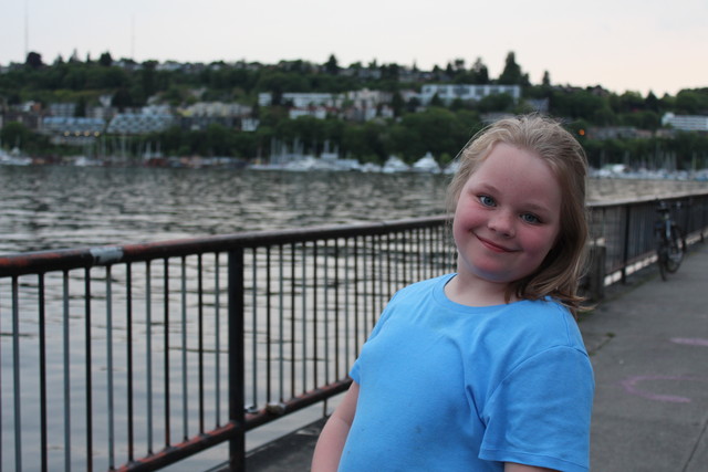 Sarah in Gas Works Park in Seattle