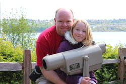 Steve and Emma at Tacoma Narrows