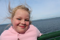 Sarah aboard Puget Sound Ferry