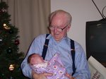 Emma and (Great) Grandpa Smith