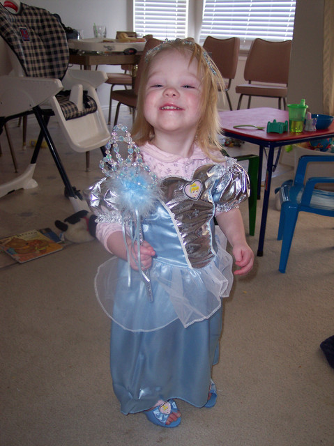 Emma in Cinderella costume