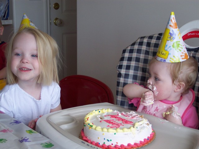 Sarah's first birthday