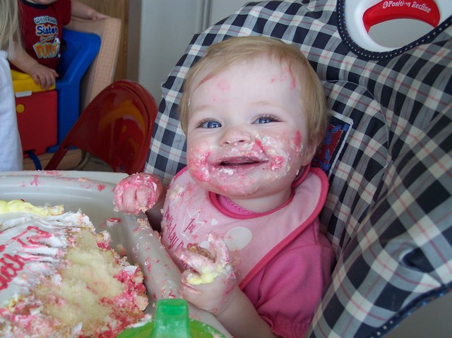 Sarah's first birthday