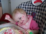 Sarah's first birthday