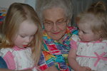 Sarah, Emma, and Grandma Horne
