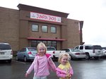 Emma and Sarah at Jumpin Jacks in St. George