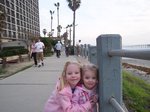 Sarah and Emma at Pacific Beach in San Diego