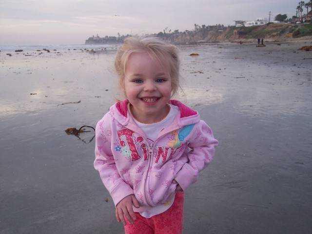 Sarah at Pacific Beach in San Diego