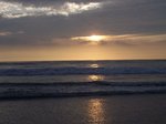 Sunset at Pacific Beach in San Diego