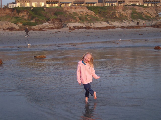 Emma at Pacific Beach in San Diego