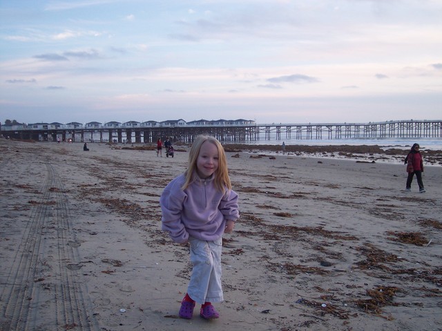 Emma at Pacific Beach in San Diego