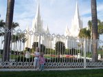 Sarah and Emma at the San Diego Temple