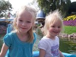 Sarah and Emma at Storybook Land in Disneyland