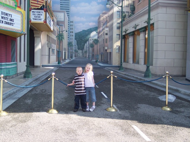 Emma and Aiden Richardson in California Adventure