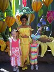 Sarah and Emma with Iridessa the light fairy at Disneyland