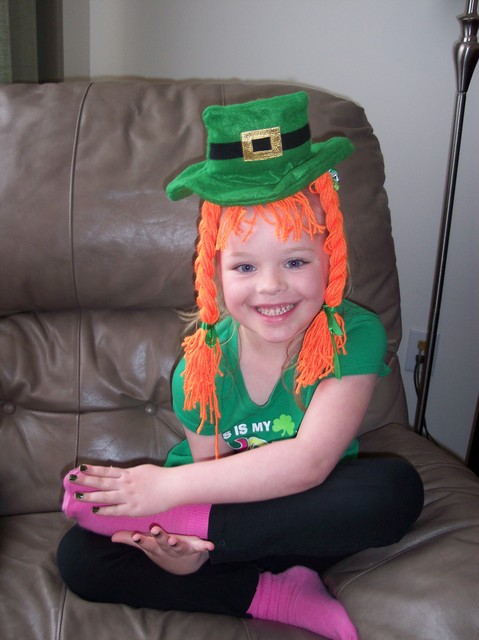 Silly Sarah on St. Patrick's Day