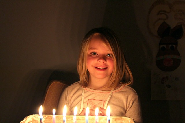 Sarah on her 7th Birthday