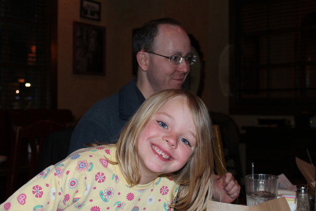 Sarah and David at Sarah's Birthday Party