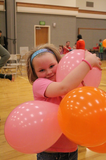 Sarah at Ward Party