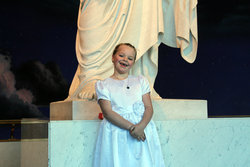 Sarah at Temple Square