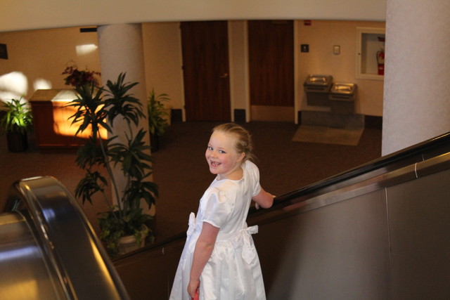 Sarah at Temple Square