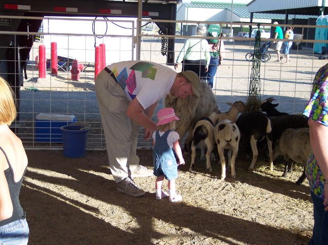 Emma and Steve at County Fair