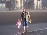 Emma and Camille at Seaside, Oregon