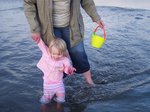 Emma and Camille at Seaside, Oregon