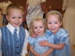 Nathan, Sarah, and Emma at Amelia's Wedding