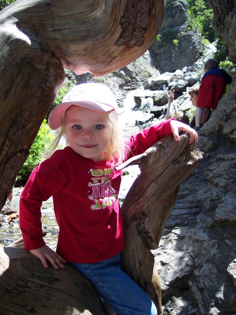 Sarah at Doughnut Falls