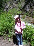 Emma at Doughnut Falls