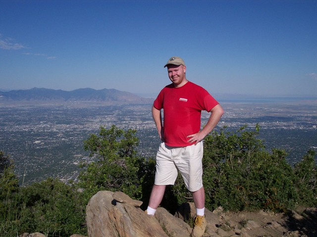 Steve on top of Grandeur Peak