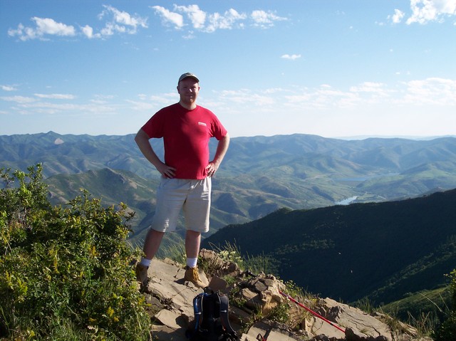 Steve on top of Grandeur Peak