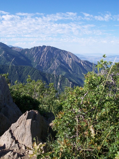 Mount Olympus from top of Grandeur Peak