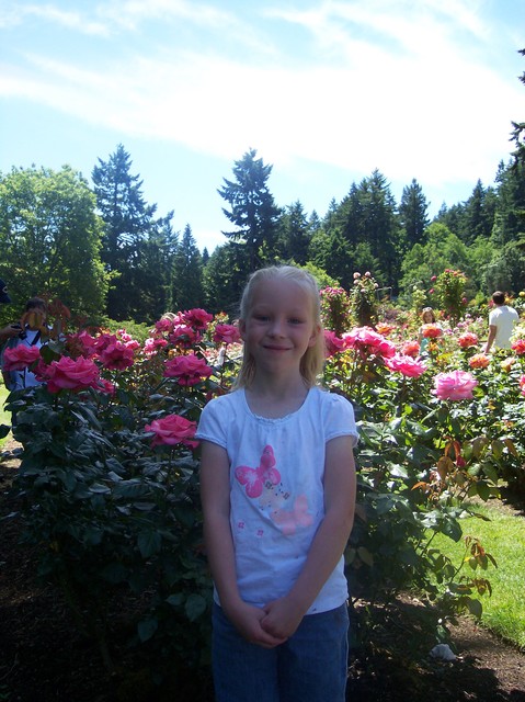 Emma at Portland Rose Garden