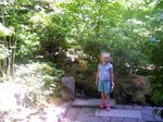 Sarah in Japanese Garden in Portland