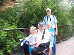 Tom, Emma and Sarah with Fred Heidenreich at Thanksgiving point