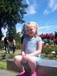 Sarah at Portland Rose Garden