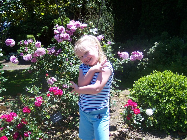 Sarah at Portland Rose Garden