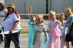 Sarah and Emma in the Days of '47 Children's Parade