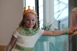 Sarah at the SLC public library