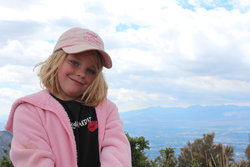 Sarah on top of Grandeur Peak