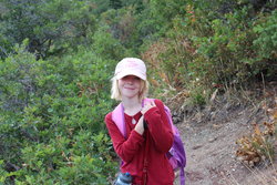 Emma on the Grandeur Peak trail