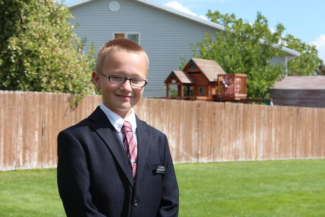 Nathan after his baptism