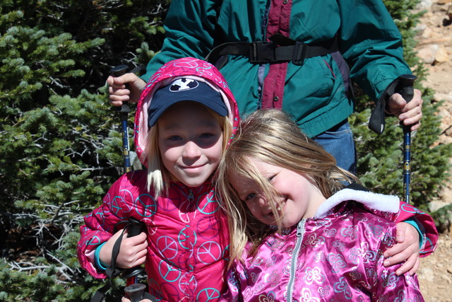Emma and Sarah on the Bald Mountain Trail