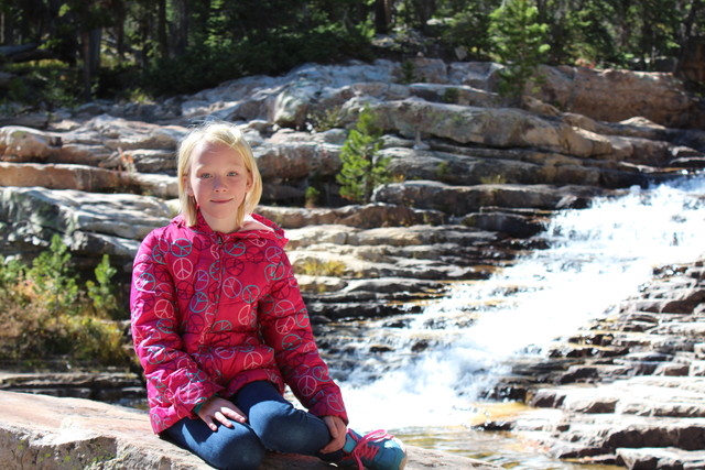 Emma at Provo River Falls