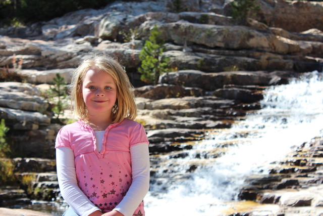 Sarah at Provo River Falls