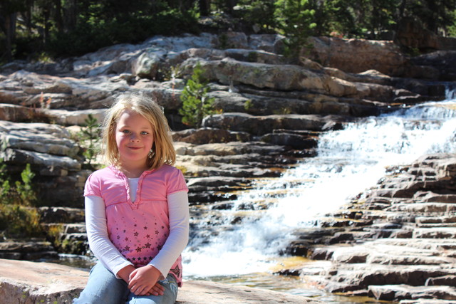 Sarah at Provo River Falls